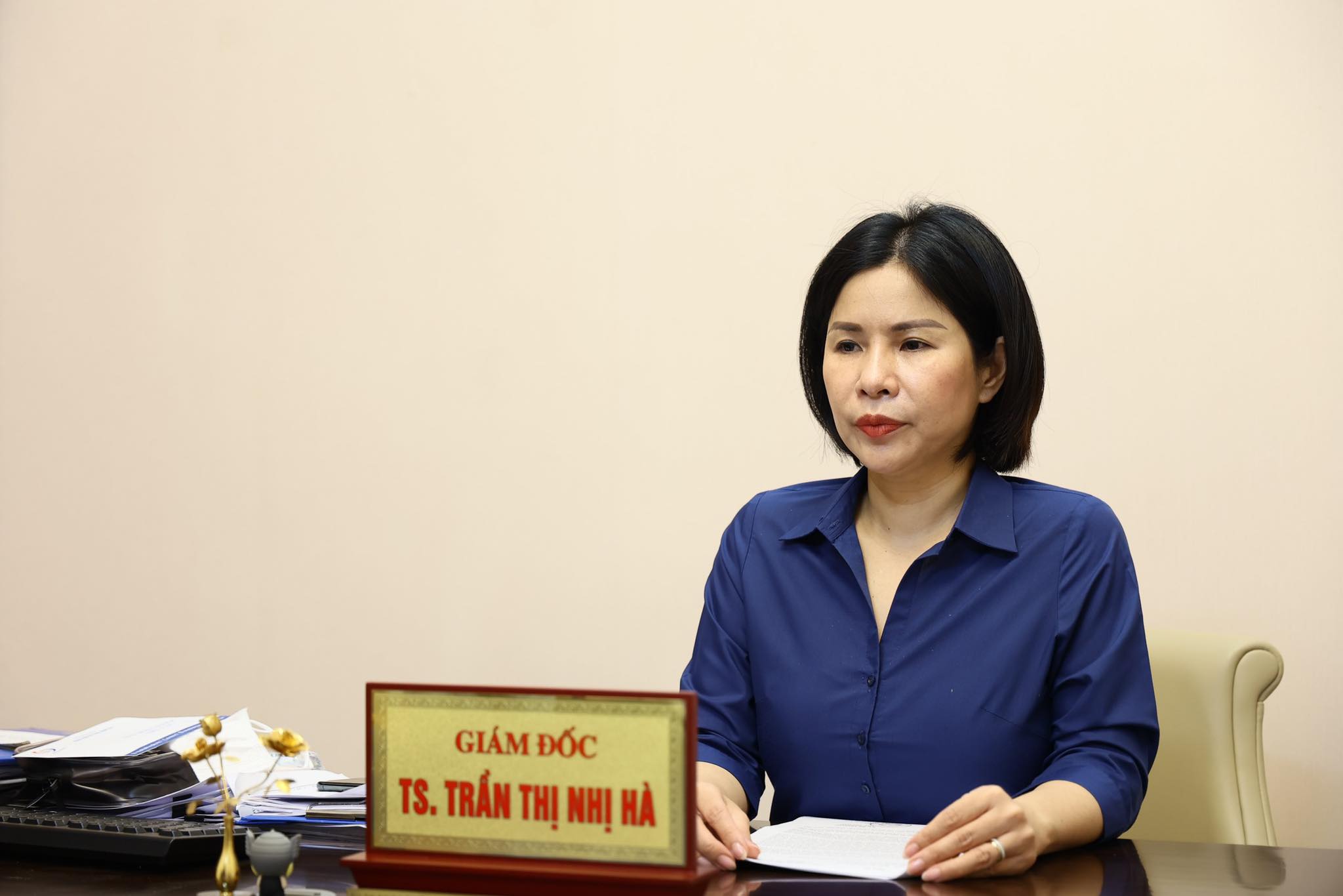 Giám đốc Sở Y tế Hà Nội Trần Nhị Hà.