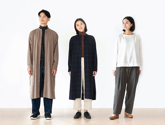 Sản phẩm thuộc bộ sưu tập vải dạ mới được làm từ 100% cotton hữu cơ, mềm mại và giữ nhiệt