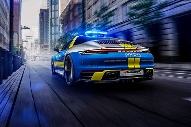 Porsche 911 Targa 4 độ khủng trở thành xe chuyên dụng cảnh sát - 8