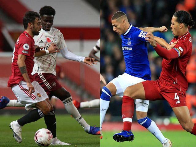 Bóng đá - MU "đại chiến" Arsenal, nóng bỏng derby Merseyside ở vòng 14 Ngoại hạng Anh