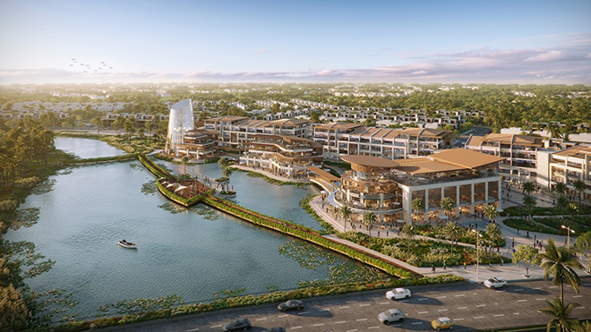 Ecopark triển khai đại trung tâm thương mại trên mặt nước đầu tiên của Việt Nam - 1