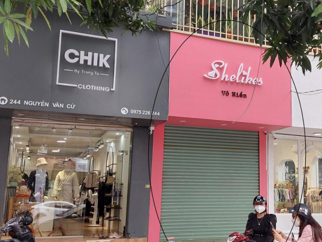 Shop thời trang của Võ Thị Thu Hiền mấy ngày qua đóng cửa im lìm.