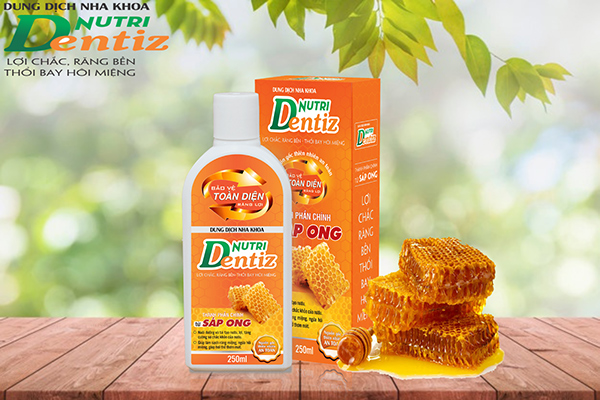 Dung dịch nha khoa Nutridentiz cải thiện hơi thở có mùi