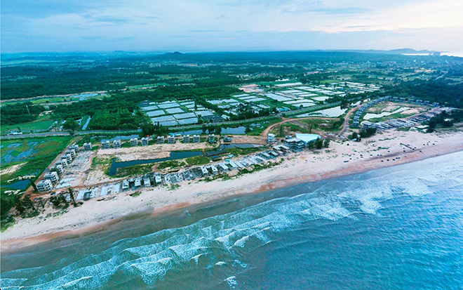 Dự án nhộn nhịp trên cung đường ven biển Hồ Tràm