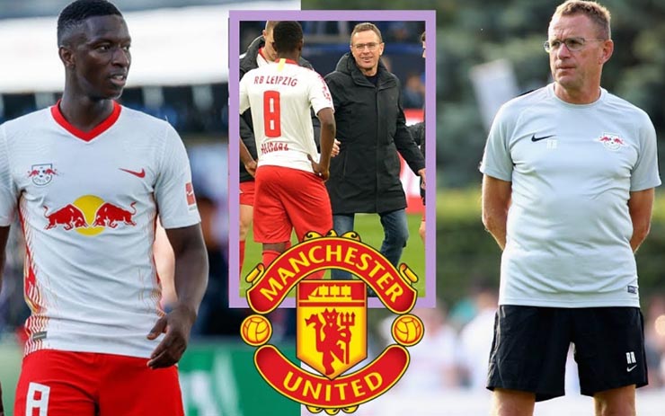 Haidara có thể theo chân HLV Rangnick đến MU