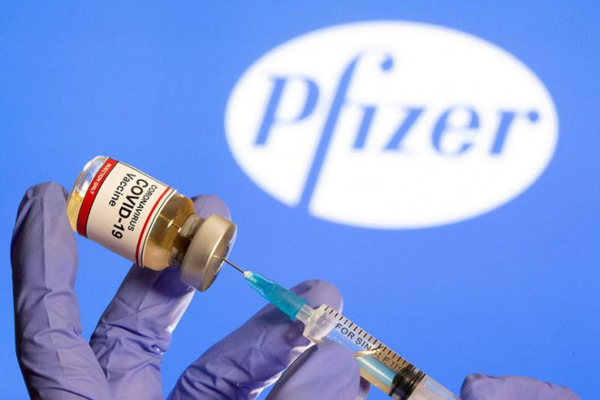 Ảnh minh họa vaccine Pfizer/BioNTech. Ảnh: REUTERS