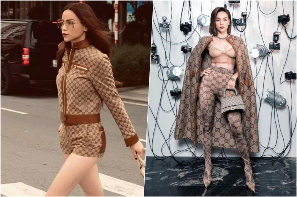 Hồ Ngọc Hà là một trong những người đẹp Việt được mặc rất nhiều thiết kế trong bộ sưu tập kỷ niệm 100 năm thành lập thương hiệu&nbsp;Gucci.