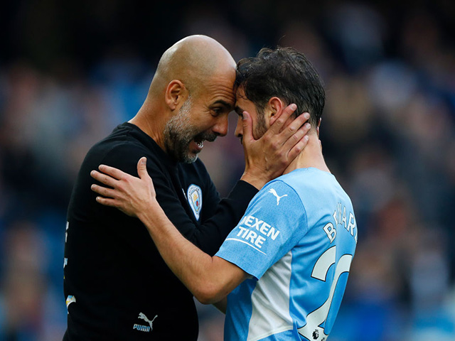 Bóng đá - Pep phấn khích tột độ vì thắng đội Gerrard, ca ngợi Bernardo Silva hay nhất NHA