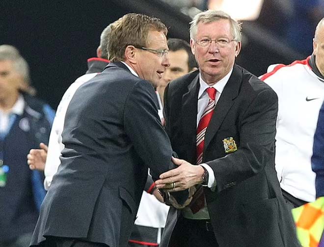 Rangnick gặp gỡ Sir Alex hồi năm 2011