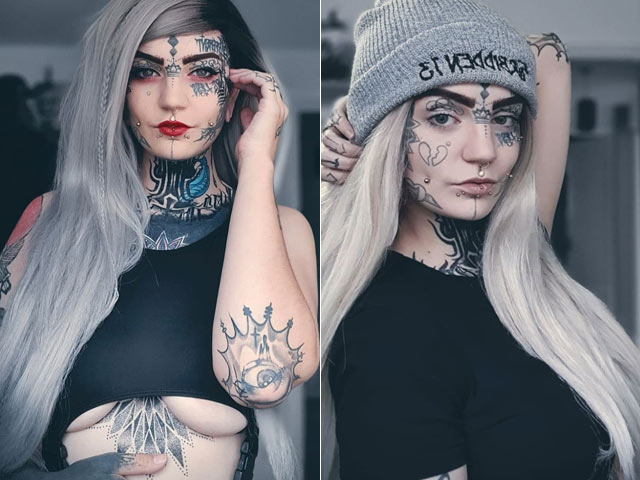 Bạn trẻ - Cuộc sống - Bà mẹ xăm trổ bị "ném đá" dữ dội vì sở hữu quá nhiều hình xăm