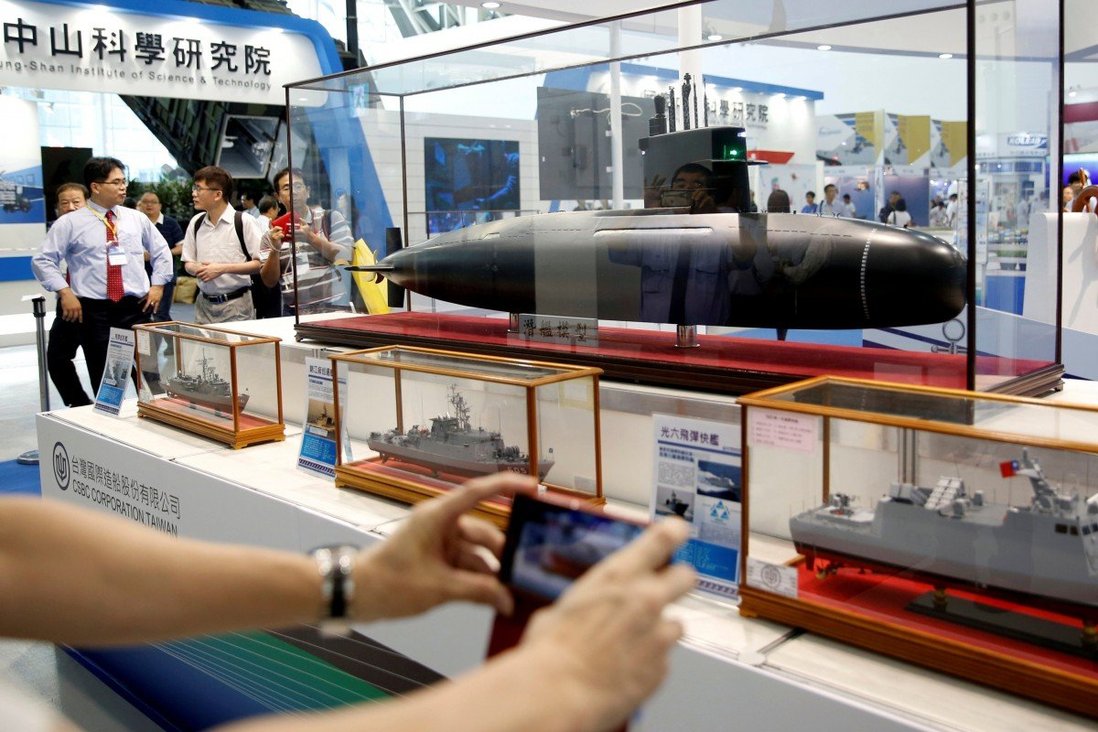 Mô hình tàu ngầm nội địa đang được Đài Loan đóng mới.