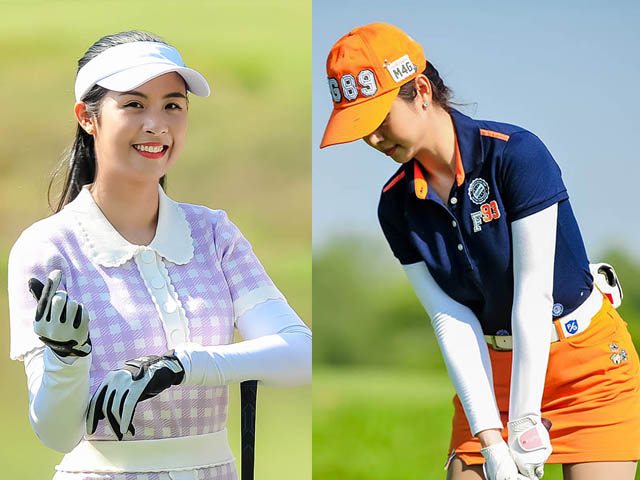 Đời sống Showbiz - Hoa hậu Ngọc Hân, Jennifer Phạm gây bất ngờ với tài chơi golf “cực đỉnh”