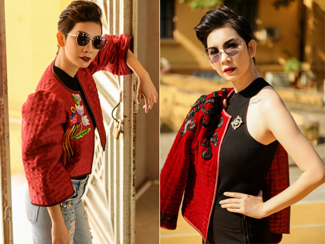 Đời sống Showbiz - Siêu mẫu Xuân Lan sành điệu giữa mùa đông Hà Nội