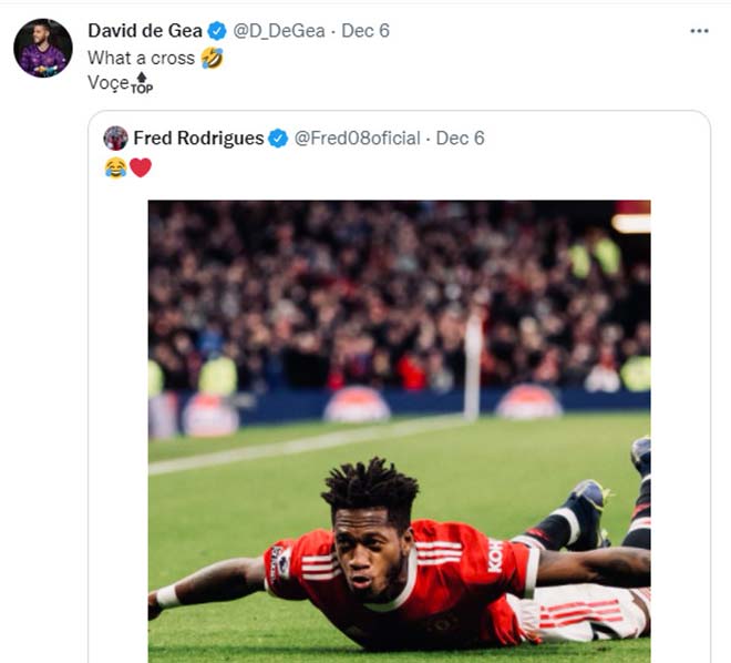 Fred bỗng nhận cảnh báo từ HLV Rangnick, bị Fernandes - De Gea &#34;đùa dai&#34; - 4