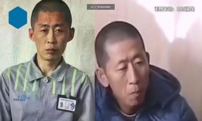 Ngoại hình của người đàn ông (áo xanh) và tên tội phạm vượt ngục rất giống nhau.
