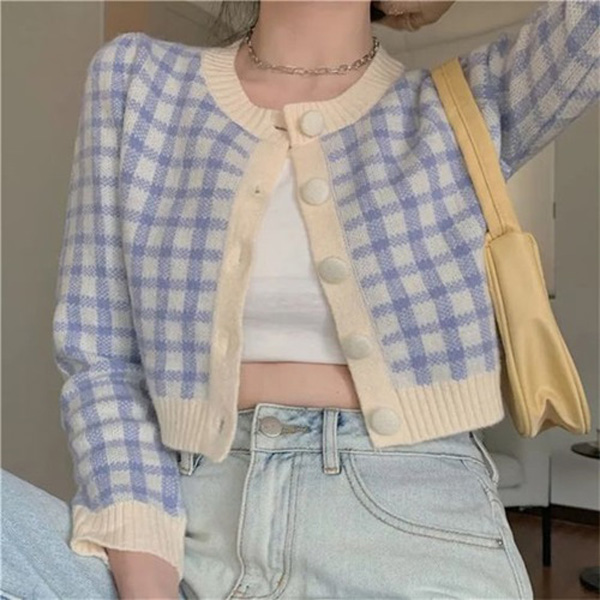 Diện áo cardigan crop-top gợi cảm và trẻ trung cho mùa đông - 9