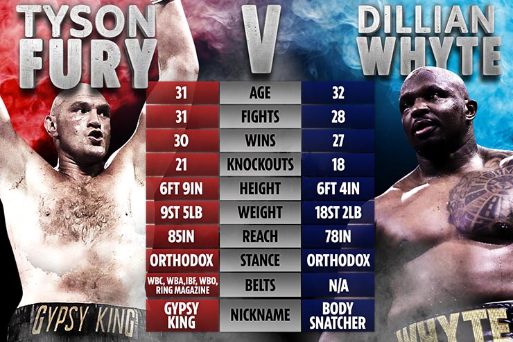 Fury (trái) cần sớm thống nhất với Whyte