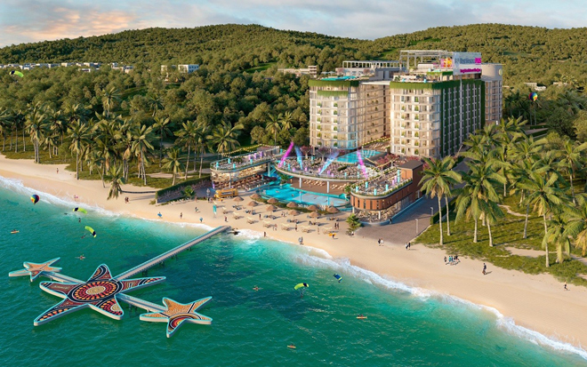 Căn hộ nghỉ dưỡng đẳng cấp Long Beach Resort Phú Quốc sở hữu 3000m2 bờ biển