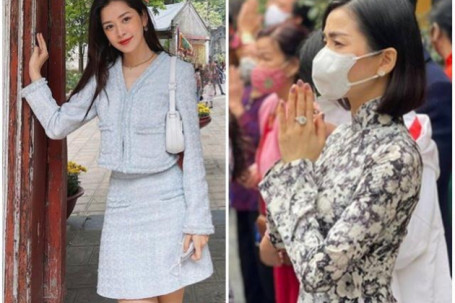 Mỹ nhân Việt đi lễ chùa đầu năm: Chi Pu gây tranh cãi vì mặc váy ngắn trên đầu gối