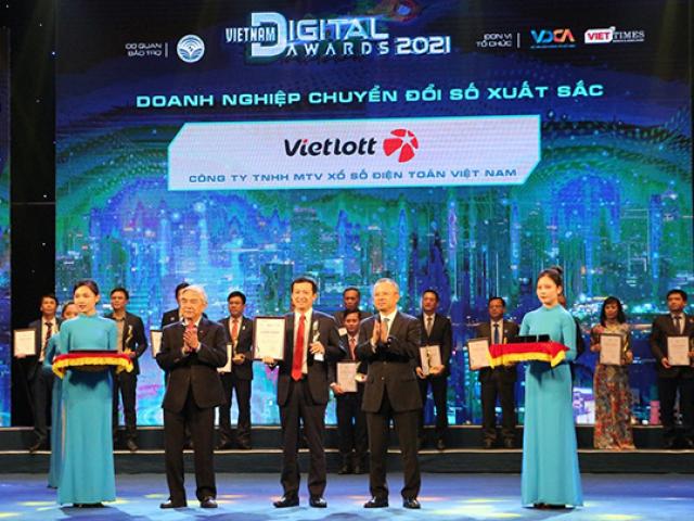 Công nghệ thông tin - Vietlott nhận Giải Doanh nghiệp chuyển đổi số xuất sắc năm 2021