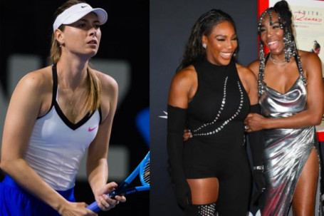 Sharapova "hít khói" Chị em nhà Serena Williams về tiền thưởng từ tennis