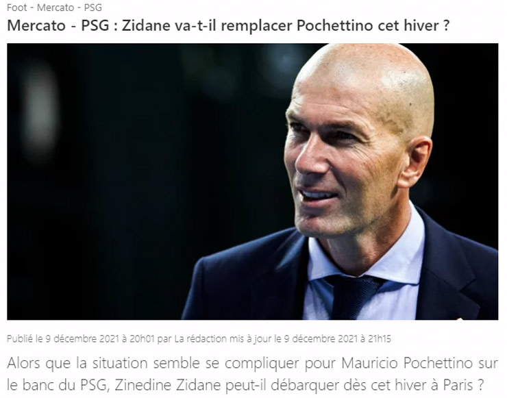 Nóng PSG “đi đêm” với HLV Zidane, hé lộ thời điểm thay thế Pochettino - 4