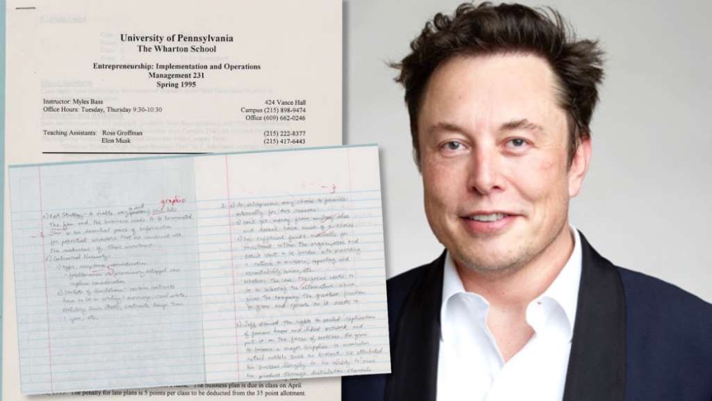 Tỷ phú Elon Musk từng làm trợ giảng trong trường đại học và chấm điểm kiểm tra cho sinh viên (ảnh: CNN)