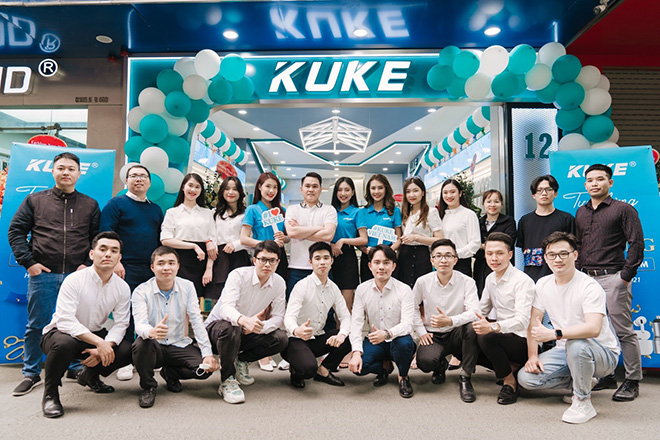 Showroom KUKE tọa lạc tại 12/36 Miếu Đầm, Nam Từ Liêm, Hà Nội