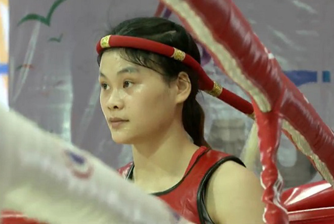 Nữ võ sĩ 21 tuổi người dân tộc Cao Lan là quán quân quốc gia các môn võ như Tán Thủ, Muay, Kickboxing và võ cổ truyền