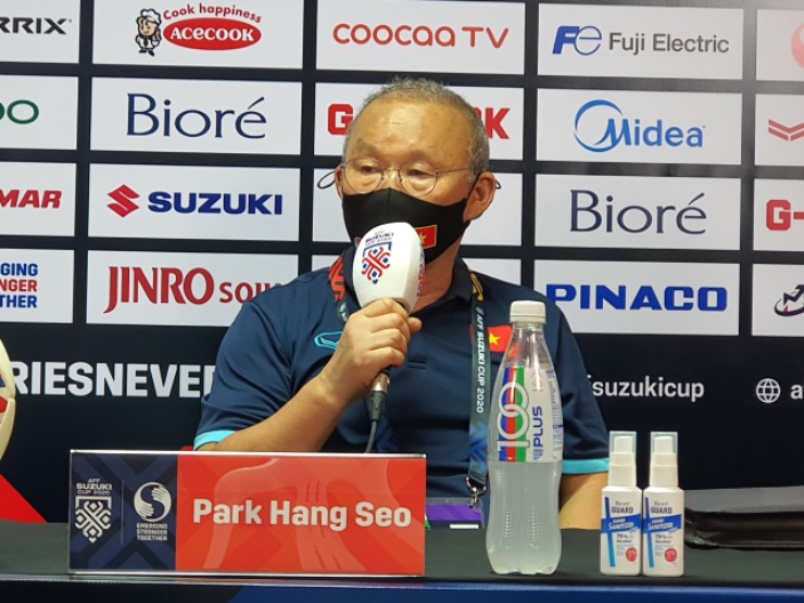HLV Park Hang Seo hài lòng về trận thắng của ĐT Việt Nam