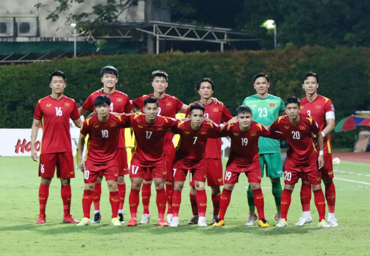Đội hình xuất phát của ĐT Việt Nam khi đấu ĐT Malaysia ở lượt trận thứ 3 bảng B AFF Cup tối 12/12 trên sân Bishan (Singapore)