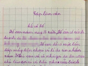 Giáo dục - du học - Học sinh tiểu học &quot;bóc phốt&quot; tật xấu của bố khiến ai nấy đọc không nhịn nổi cười