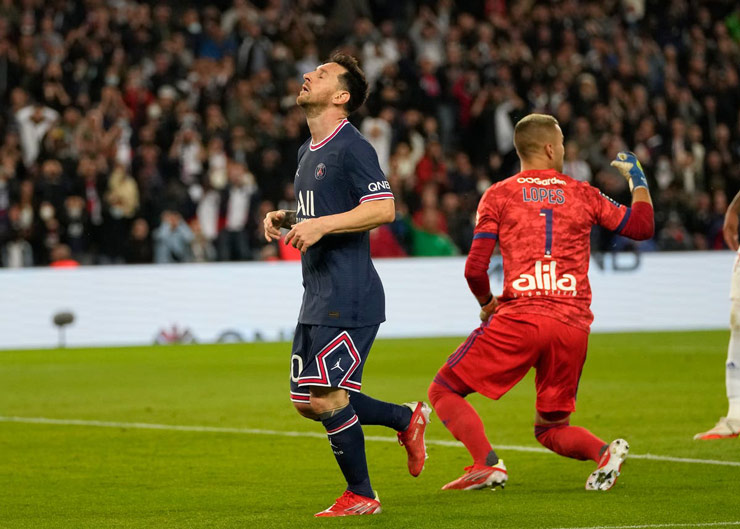 Messi mới chỉ 1 bàn thắng tại Ligue 1