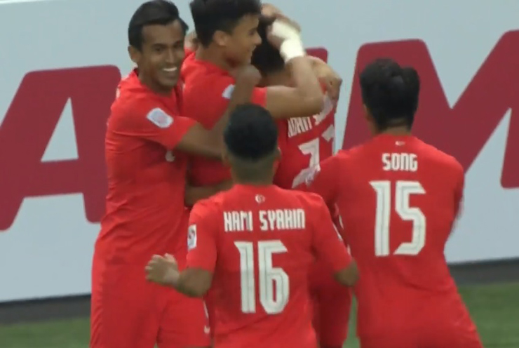 Singapore mở tỉ số từ rất sớm