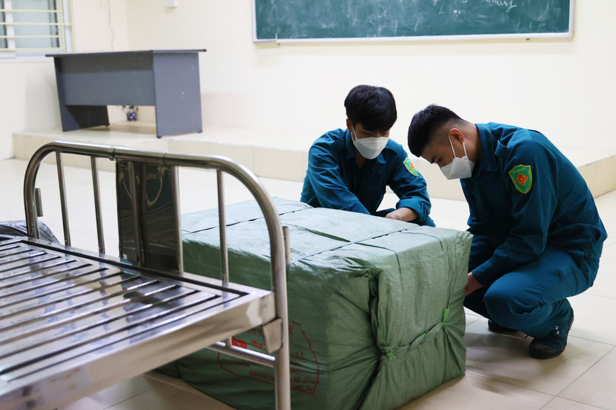 Trạm y tế lưu động này sử dụng Trung tâm Giáo dục nghề nghiệp - Giáo dục thường xuyên Nguyễn Văn Tố số 9 Hai Bà Trưng nên cơ sở hạ tầng rất khang trang, rộng rãi