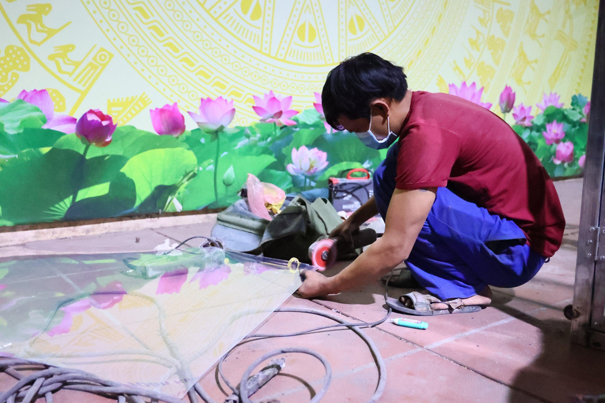 Trạm y tế lưu động này có khả năng thu dung, điều trị cho 200 bệnh nhân Covid-19