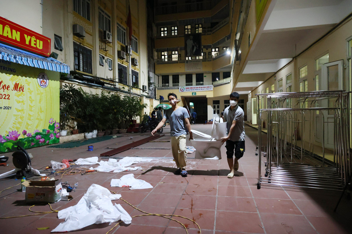 Đến thời điểm hiện tại, mọi trang thiết bị cũng như vật dụng sinh hoạt cá nhân dành cho người mắc COVID-19 đã được chuyển đến