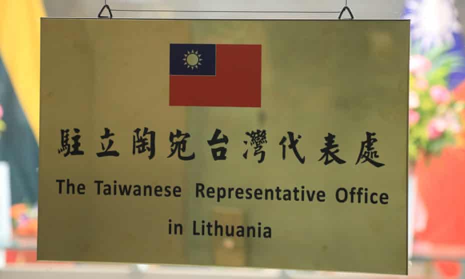 Lithuania khiến Trung Quốc nổi giận vì cho phép Đài Loan mở cơ quan đại diện ngay tại thủ đô (ảnh: Nikkei)