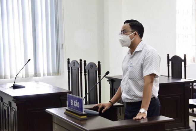 Bị cáo Nhân tại phiên tòa