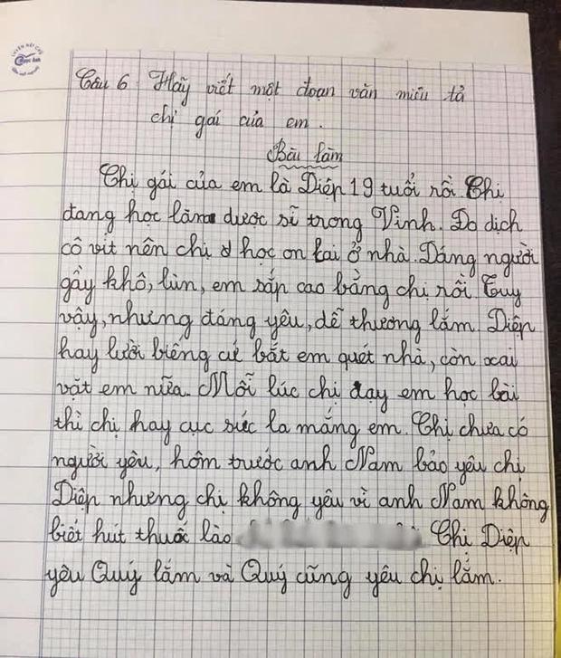 Bé gái tiểu học &#34;bóc phốt&#34; chị gái tận chân tơ kẽ tóc khiến cộng đồng mạng cười nghiêng ngả - 1