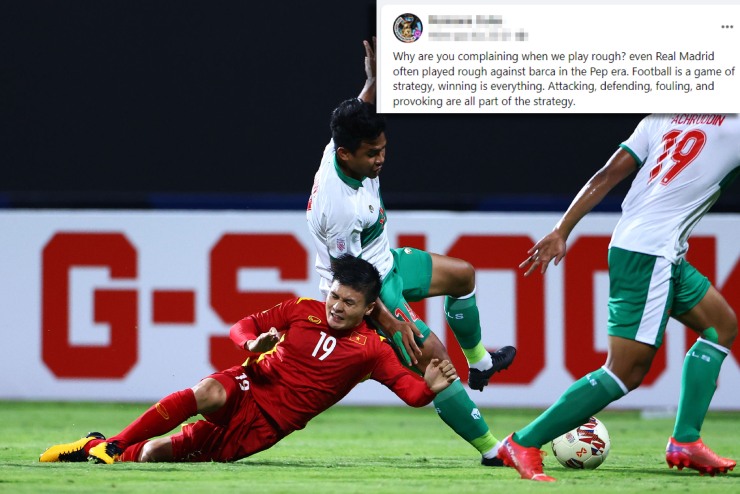 Người hâm mộ Indonesia so sánh lối chơi "chém đinh chặt sắt" của đội nhà với... Real Madrid thời Mourinho