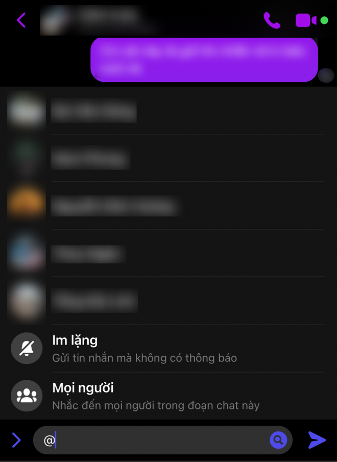 Messenger có tính năng mới: Tag mọi người trong nhóm, gửi tin nhắn không hiện thông báo - 3