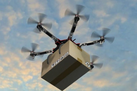 Giao hàng nhanh thời công nghệ: Drone, robot không ngoài cuộc chơi