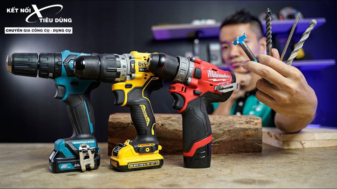 Máy khoan Kết Nối Tiêu Dùng với đa dạng sản phẩm từ các thương hiệu nổi tiếng