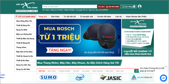 Bên cạnh cửa hàng chính thức, người dùng có thể mua hàng online một cách thuận tiện