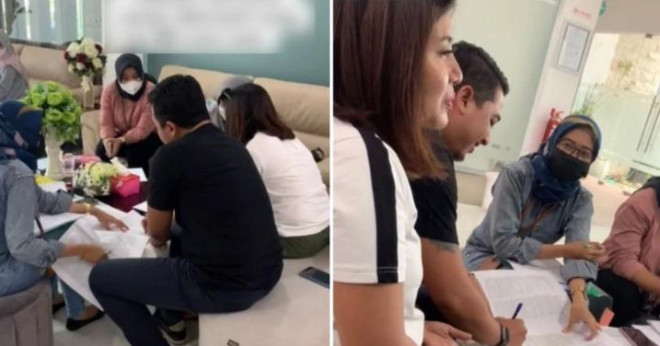 Chị Cindy (áo trắng) quên chuyện mình đã gửi một số tiền lớn vào ngân hàng, thậm chí còn làm mất thẻ ATM.