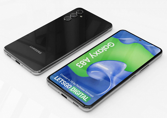 Galaxy A83 xuất hiện với cấu hình xịn sò, thiết kế bắt mắt - 1