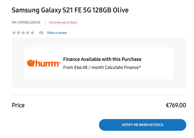 Galaxy S21 FE xuất hiện trên website Samsung với giá bất ngờ - 3