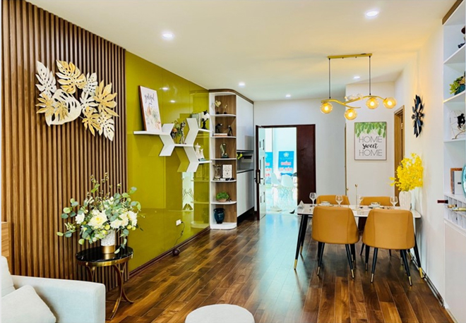 Căn hộ hiện đại, diện tích phù hợp