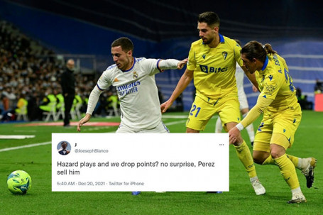 Real Madrid đứt mạch thắng, fan nổi điên đòi bán gấp "bao tải tiền" Hazard